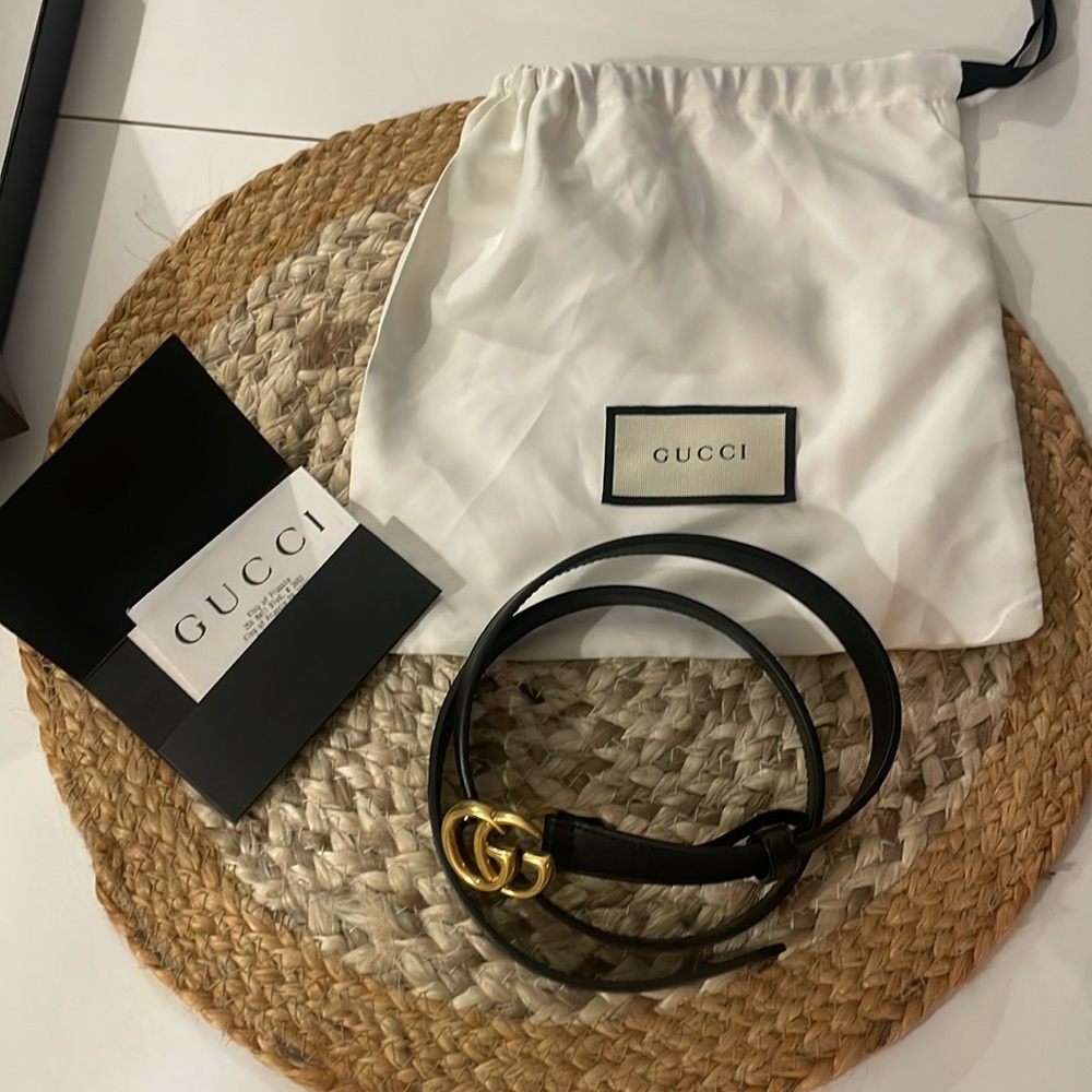 Gucci thin belt